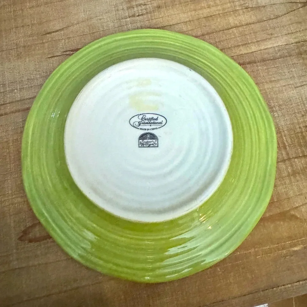 Susan Winget decorative pear plate